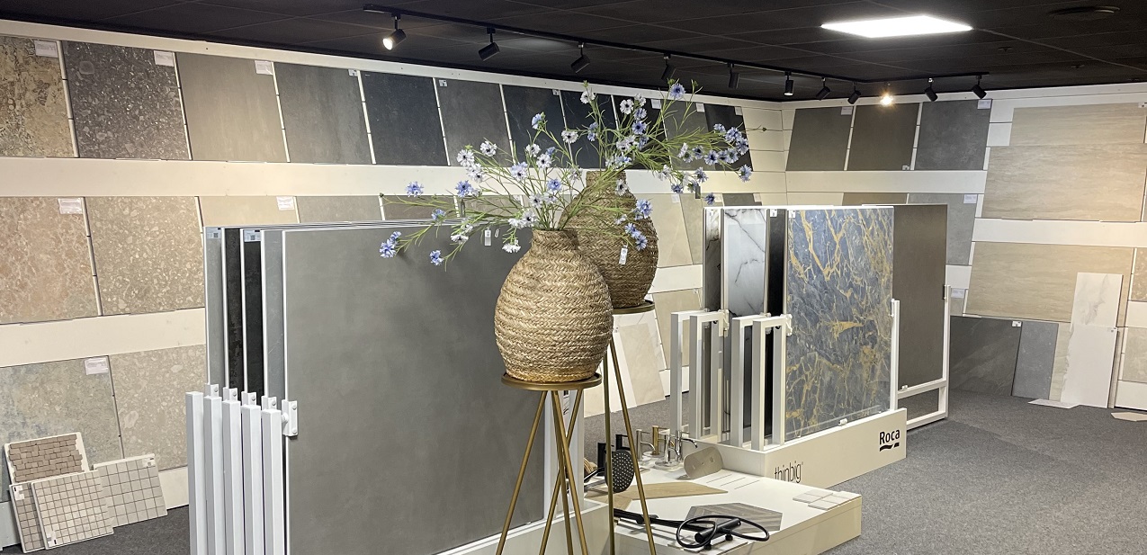 Showroom van Winters Tegels & Vloeren in Enschede